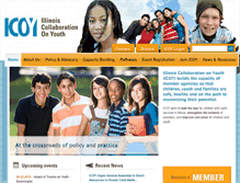 Tablet Screenshot of icoyouth.org